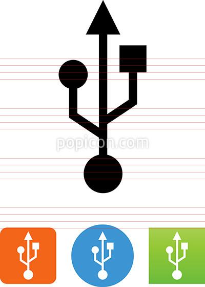 400x559 Usb Symbol Icon