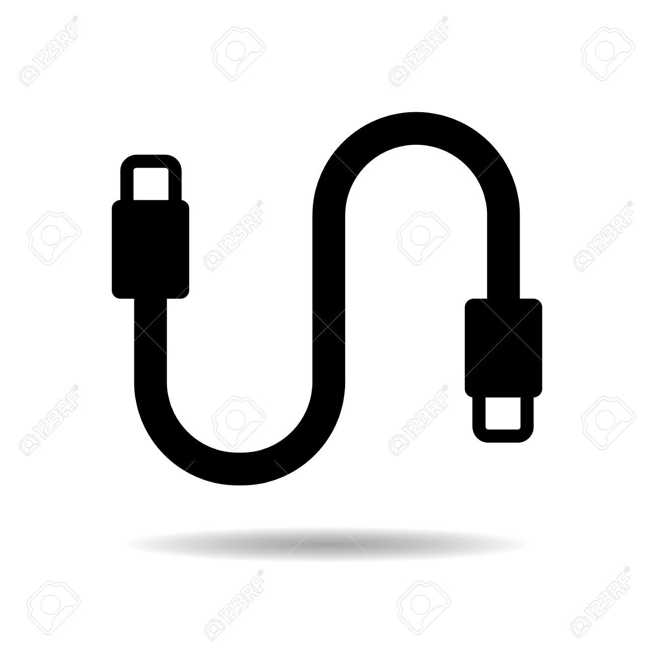 1300x1300 Usb Symbol Clipart