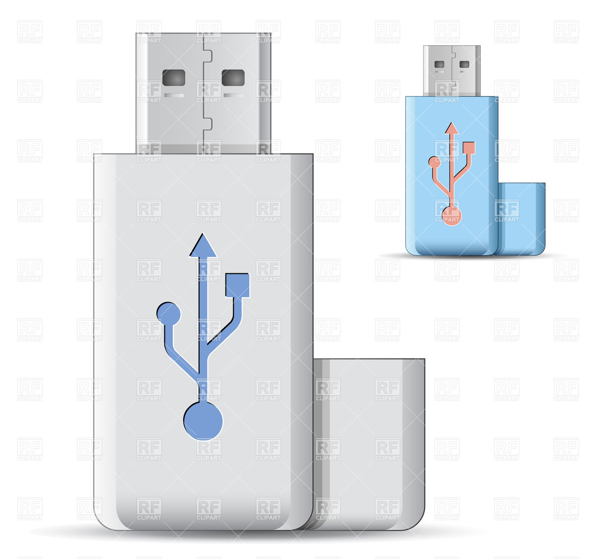 1200x1125 Usb Flash Memory Vector Image Of Objects Frbird