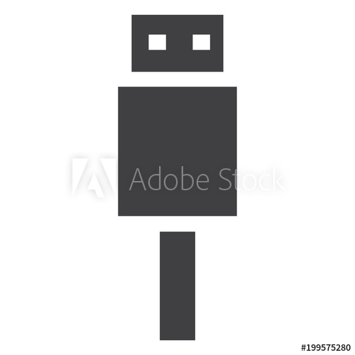 500x500 Usb Vector Icon