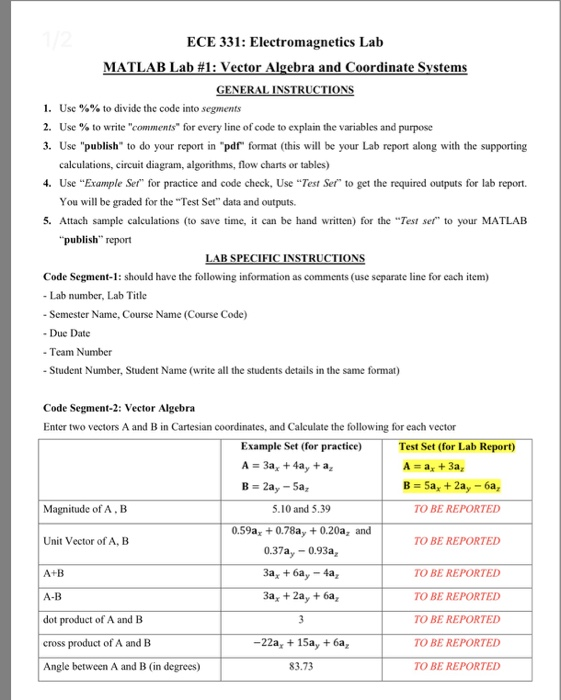 Solved Ece Electromagnetics Lab Matlab Lab 561x700 Solved Ece Electromagnetics Lab Matlab Lab