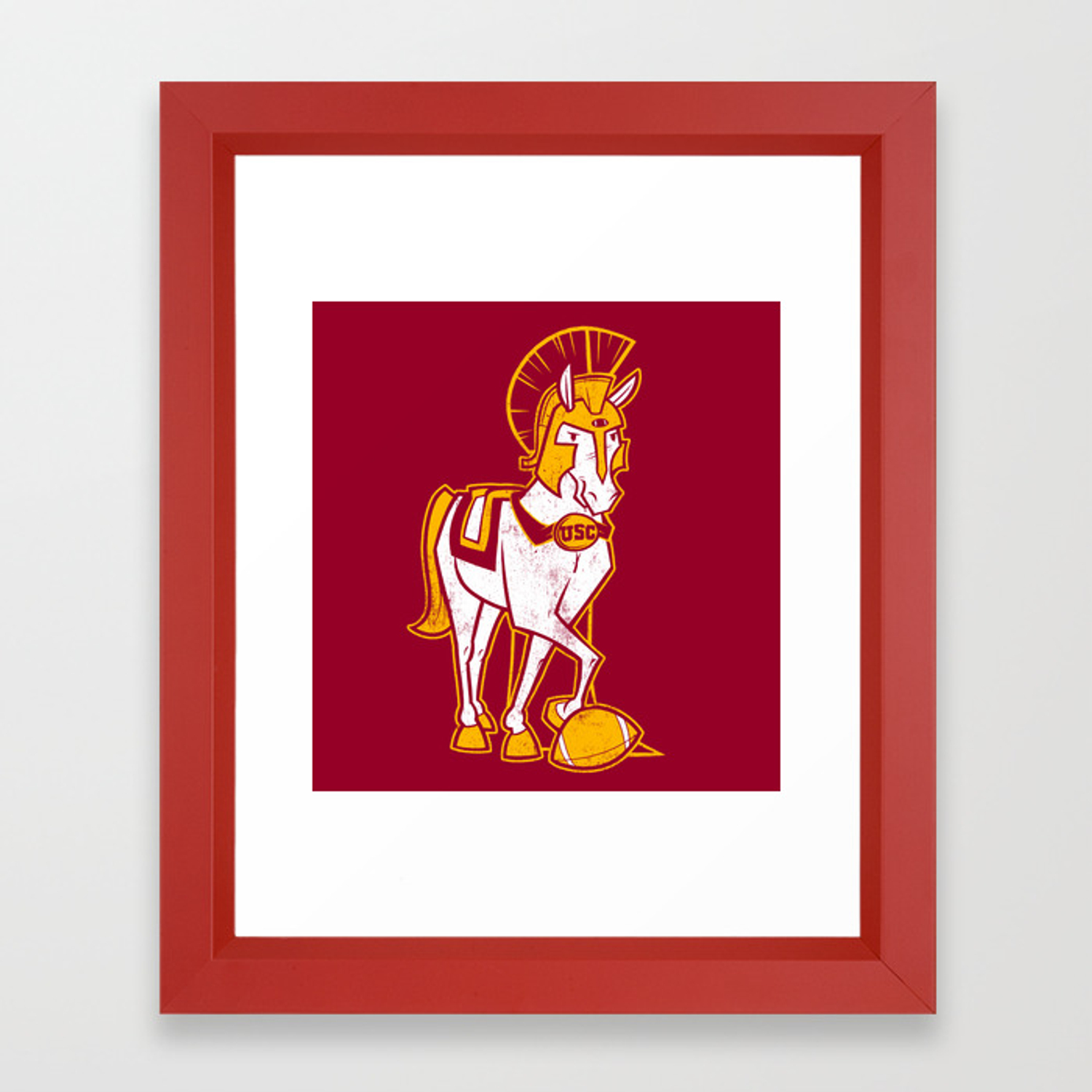 Usc Framed Art Print 1500x1500 Usc Framed Art Print