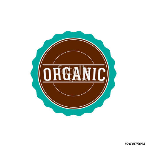 500x500 Usda Organic Vector Icon On White Background Stock Image