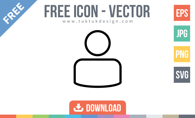 800x486 User Icon Free Vector Image