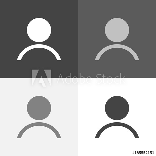 500x500 Vector Image Set Of A Person Icon People Icon Vector User Icon