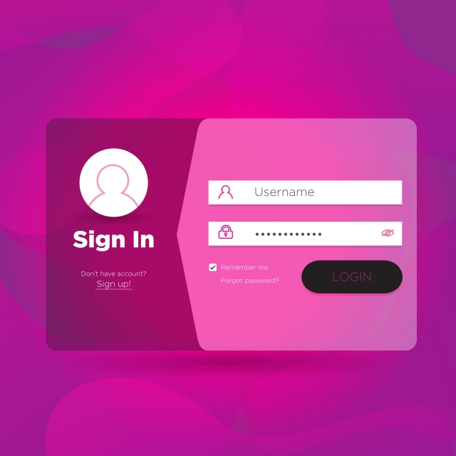 640x640 Flat Login User Interface, Icon, Password, User Png And Vector
