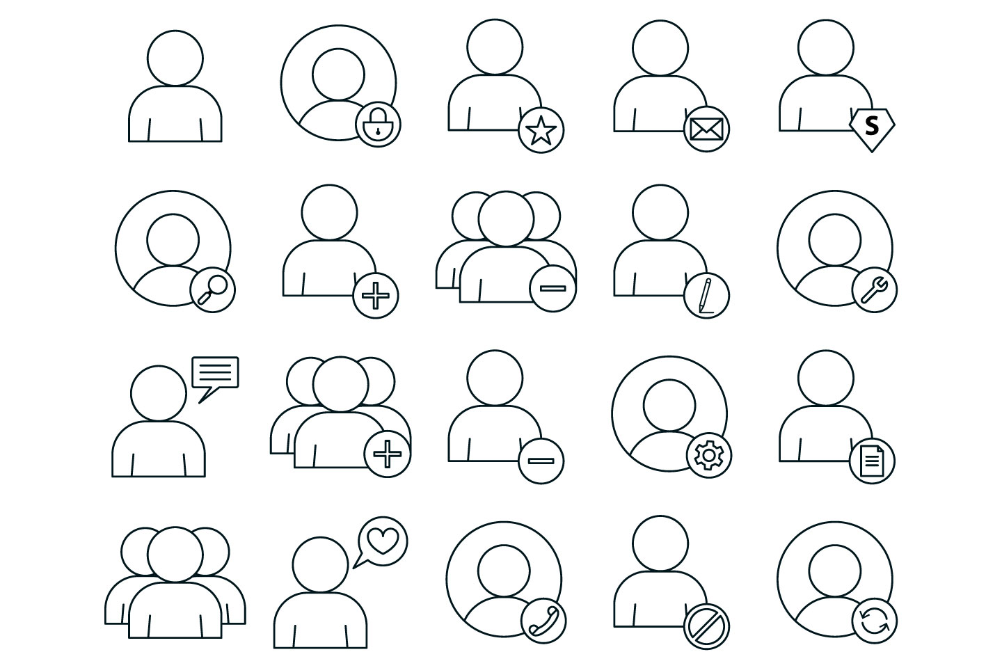 1440x960 User Vector Free Icon Set