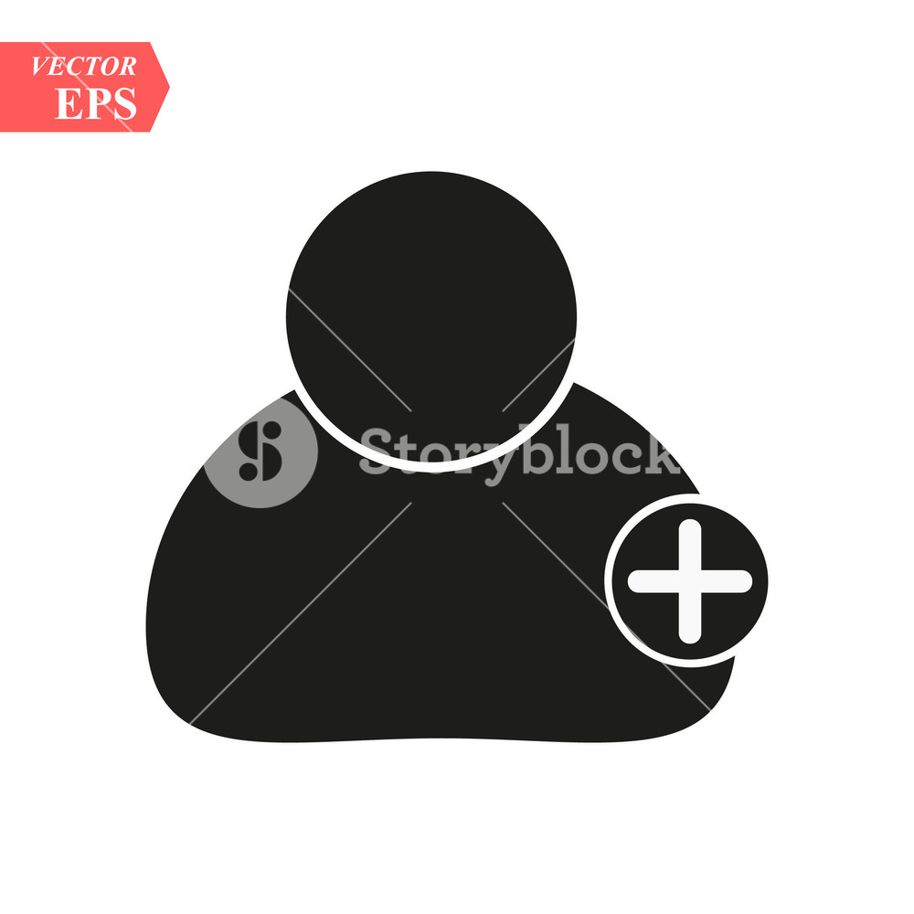 1000x1000 Add User Icon Add User Vector Illustration On White Background