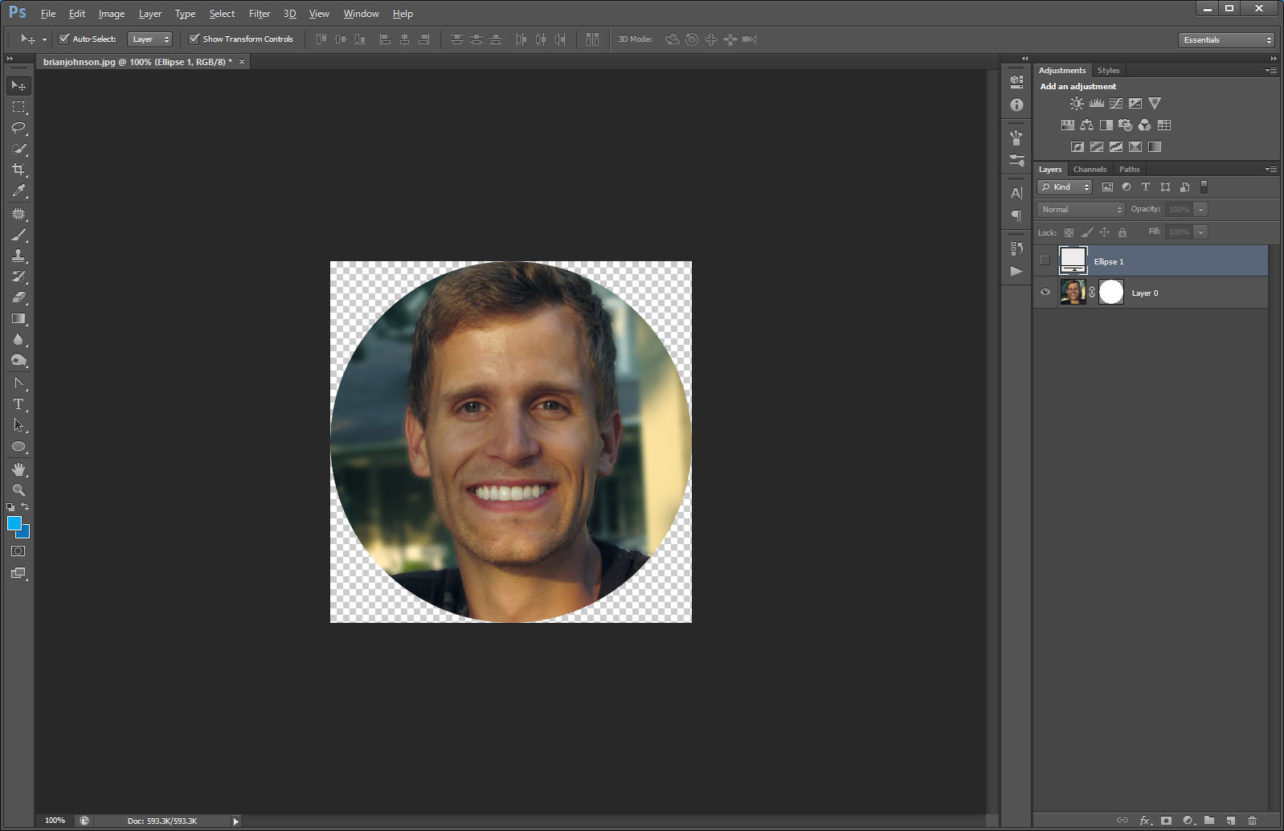 1284x831 Using Vector Shape As Layer Mask In Photoshop