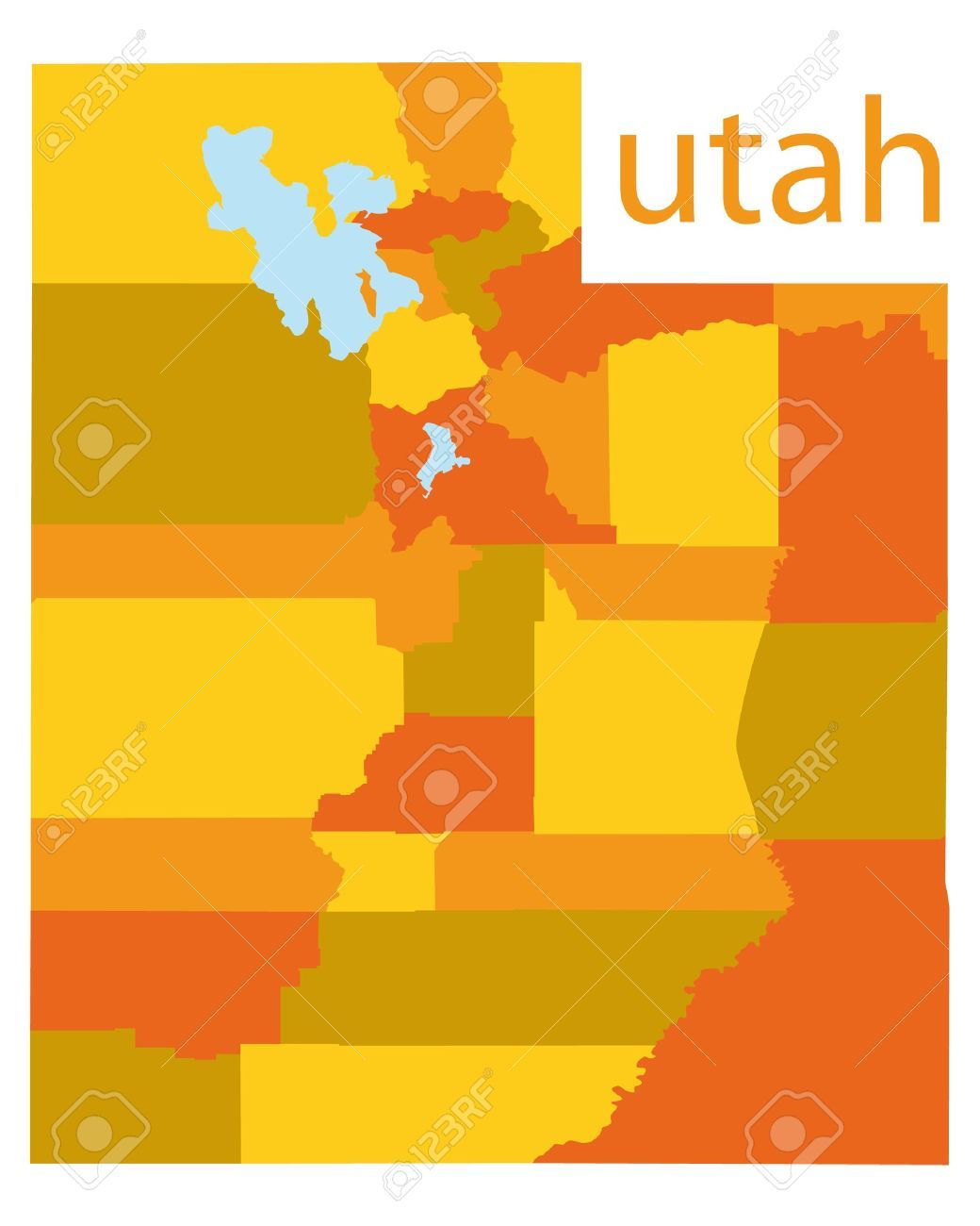 1040x1300 Utah State Vector Map, Usa Royalty Free Cliparts, Vectors