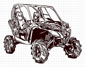 340x270 Utv Vector Graphic Etsy