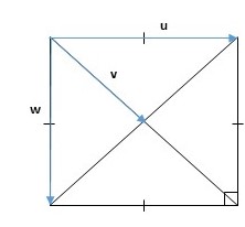 222x206 If U Is A Unit Vector, Find U V And U W