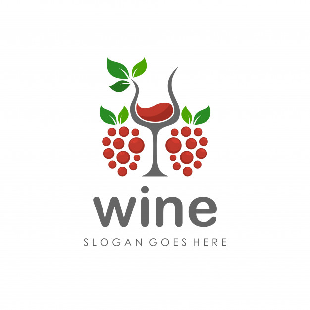 626x626 Grape And Wine Logo Design Vector Premium Download