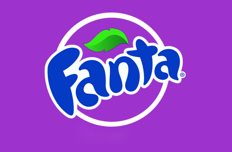 467x306 Logo Fanta Uva Png Vector, Clipart