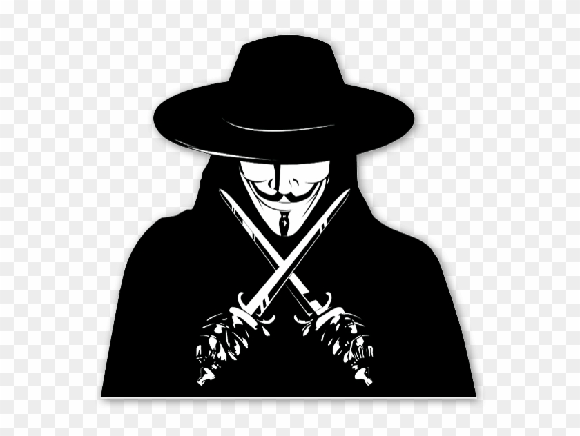 V For Vendetta Mask Vector at Collection of V For