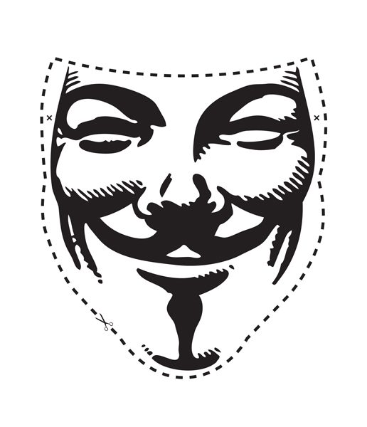 Free Download Of V For Vendetta Mask Vector Graphic 516x600 Free Download Of V For Vendetta Mask Vector Graphic