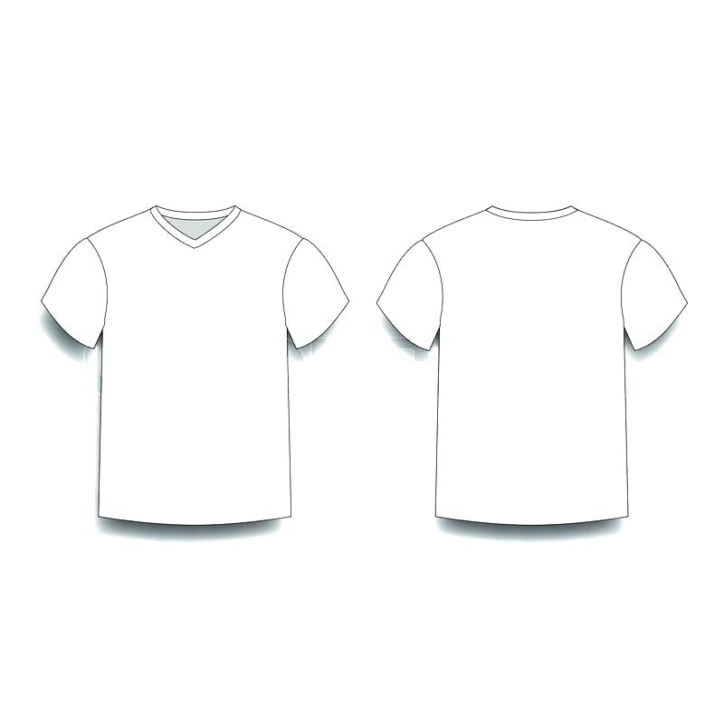 800x800 T Shirt Design Template Plain White V Neck Polo Free T Shirt