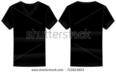 450x286 Black V Neck T Shirt Template Woman V Neck Shirt Template Download