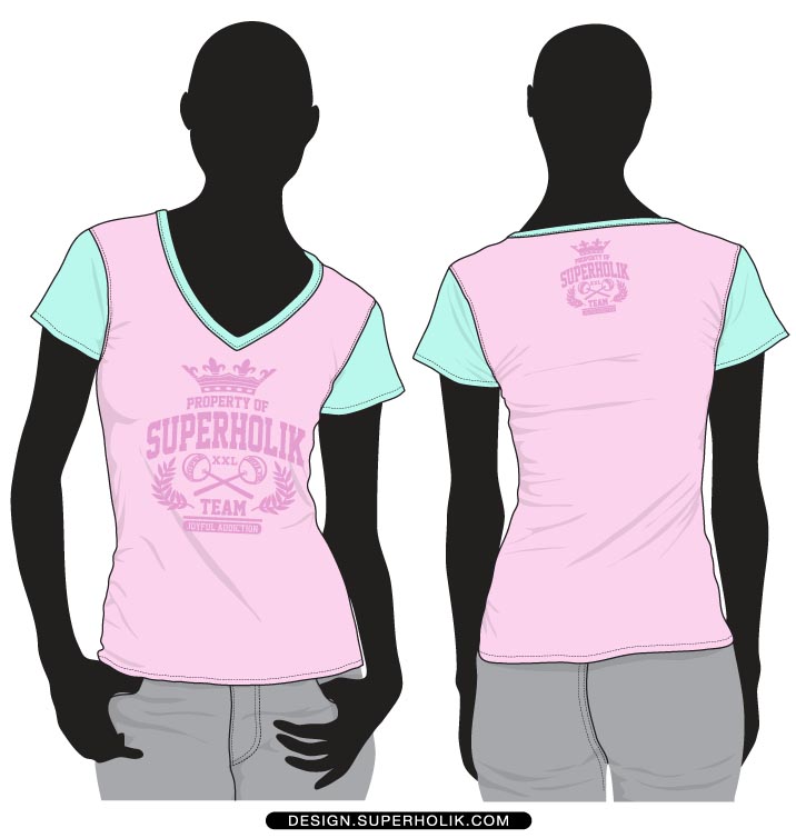 716x754 Fashion Design Templates, Vector Illustrations And Clip Artsv Neck