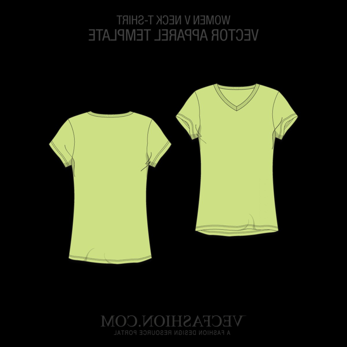 Basic V Neck T Shirt Template Soidergi 1200x1200 Basic V Neck T Shirt Template Soidergi