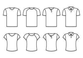 Vector Set Of V Neck T Shirts Template 286x200 Vector Set Of V Neck T Shirts Template