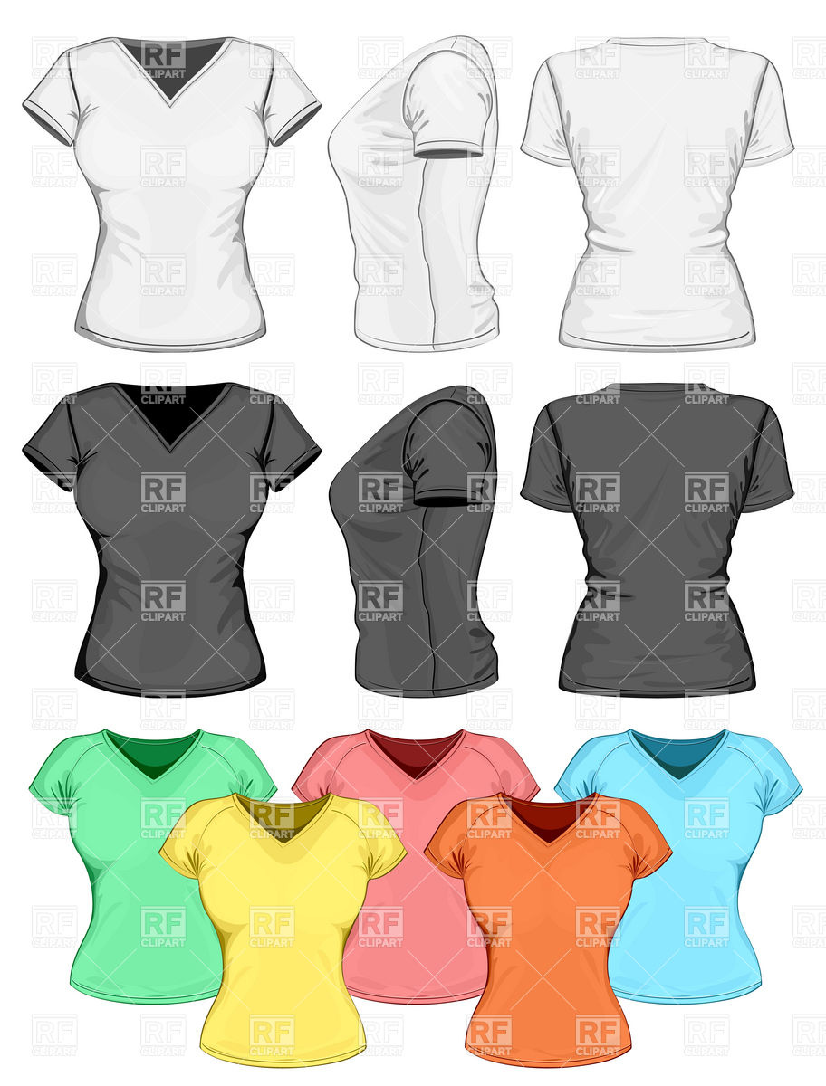 Women's V Neck T Shirt Design Template Vector Image Of Beauty 912x1200 Women's V Neck T Shirt Design Template Vector Image Of Beauty