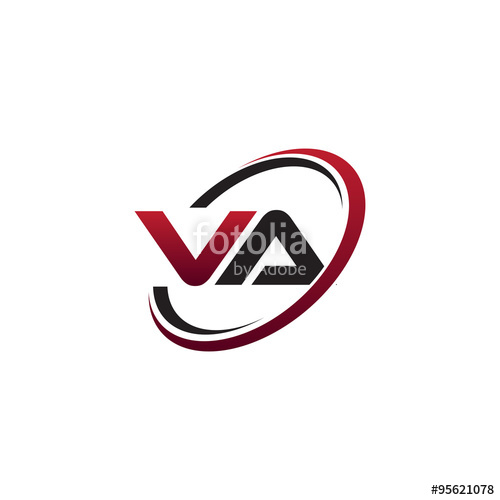 500x500 Modern Initial Logo Circle Va Stock Image And Royalty Free Vector