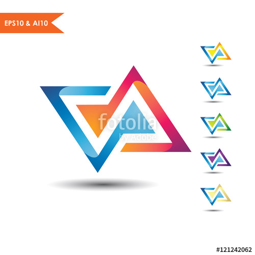 500x500 Letter Va Logo Stock Image And Royalty Free Vector