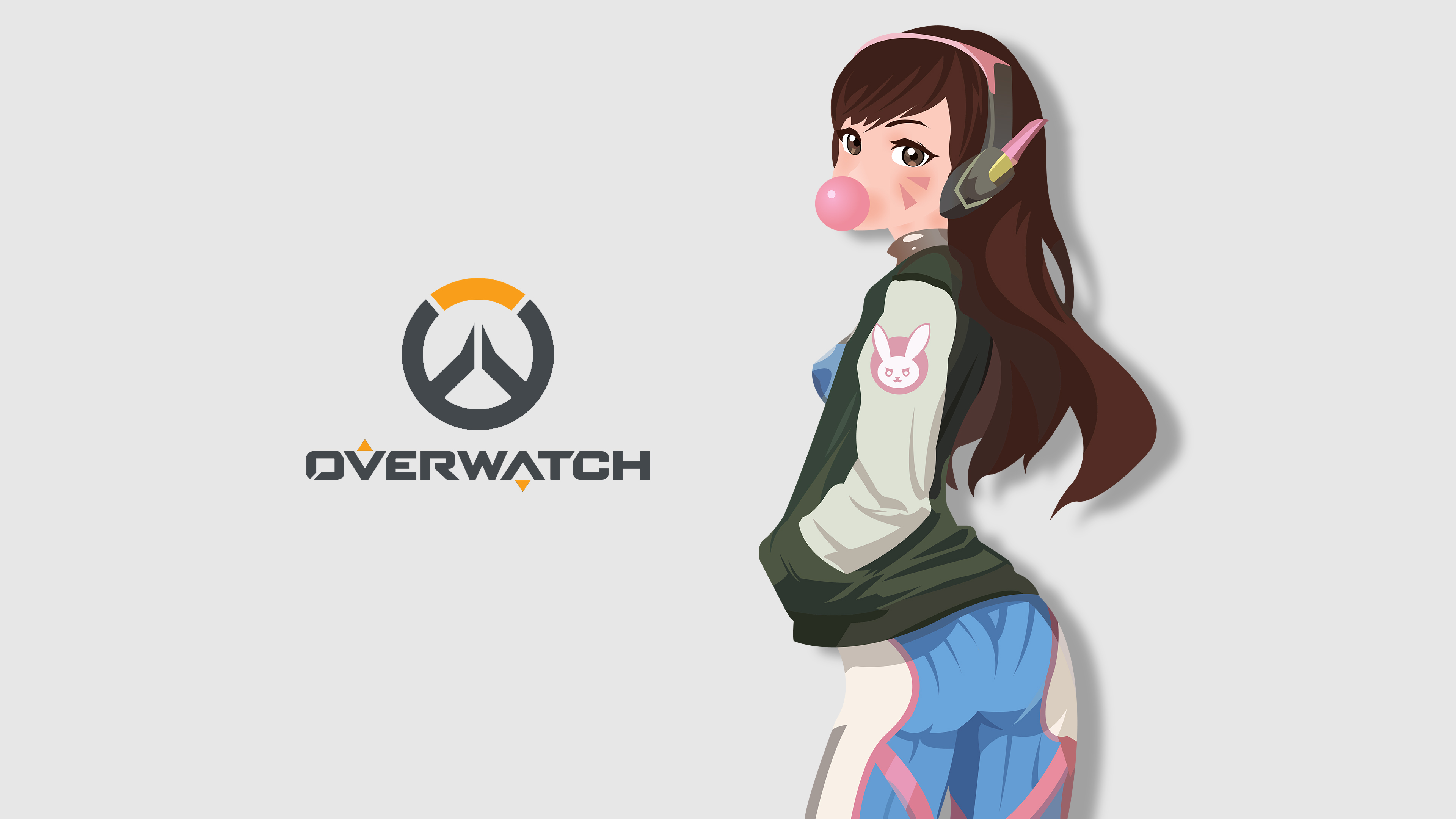 3840x2160 Overwatch D Va Vector