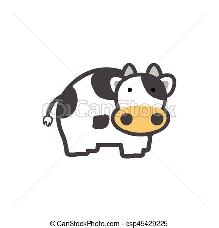 450x470 Vector, Vaca
