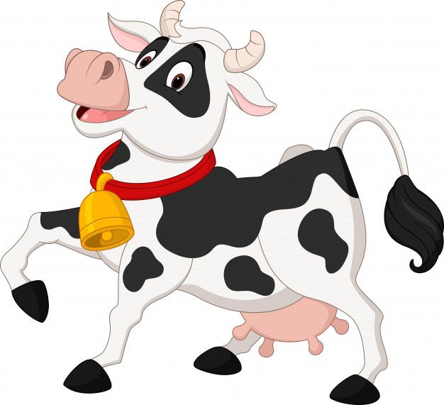 626x571 Dibujos Animados De Vaca Feliz Vector Premium Dibujos Cow