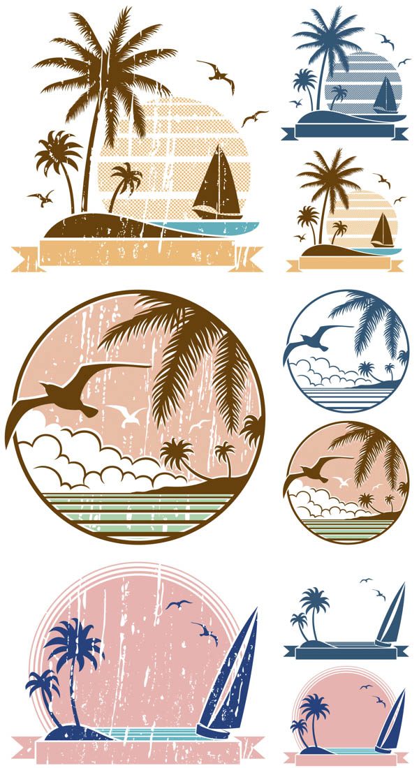 600x1100 Retro Travel Agency Logo Vector Vector Graphics Blog