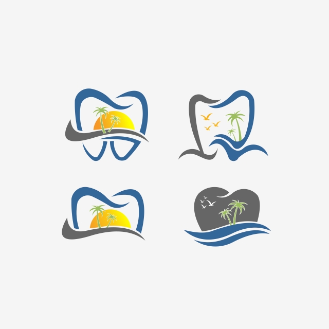 640x640 Beach Vacation Logo Design Summer Holiday Vector Design Dental
