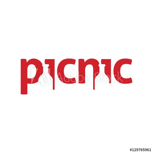 500x500 Picnic Logo Vacation Logo Holiday Logo