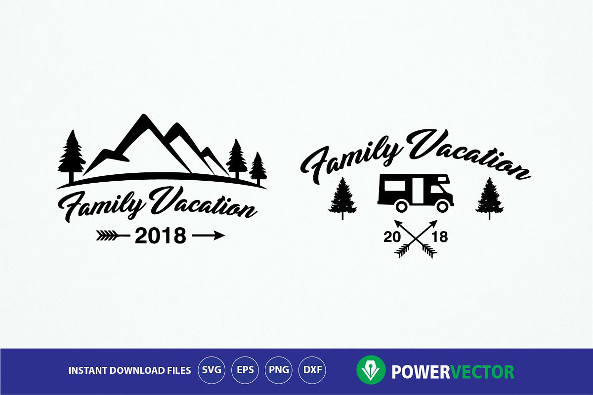1200x800 Family Vacation Vector Design