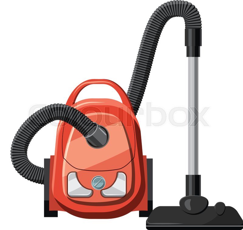 800x758 Red Vacuum Cleaner Icon Cartoon Stock Vector Colourbox