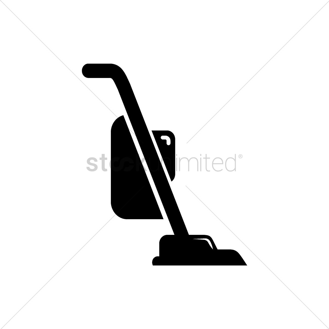 1300x1300 Upright Vacuum Vector Image