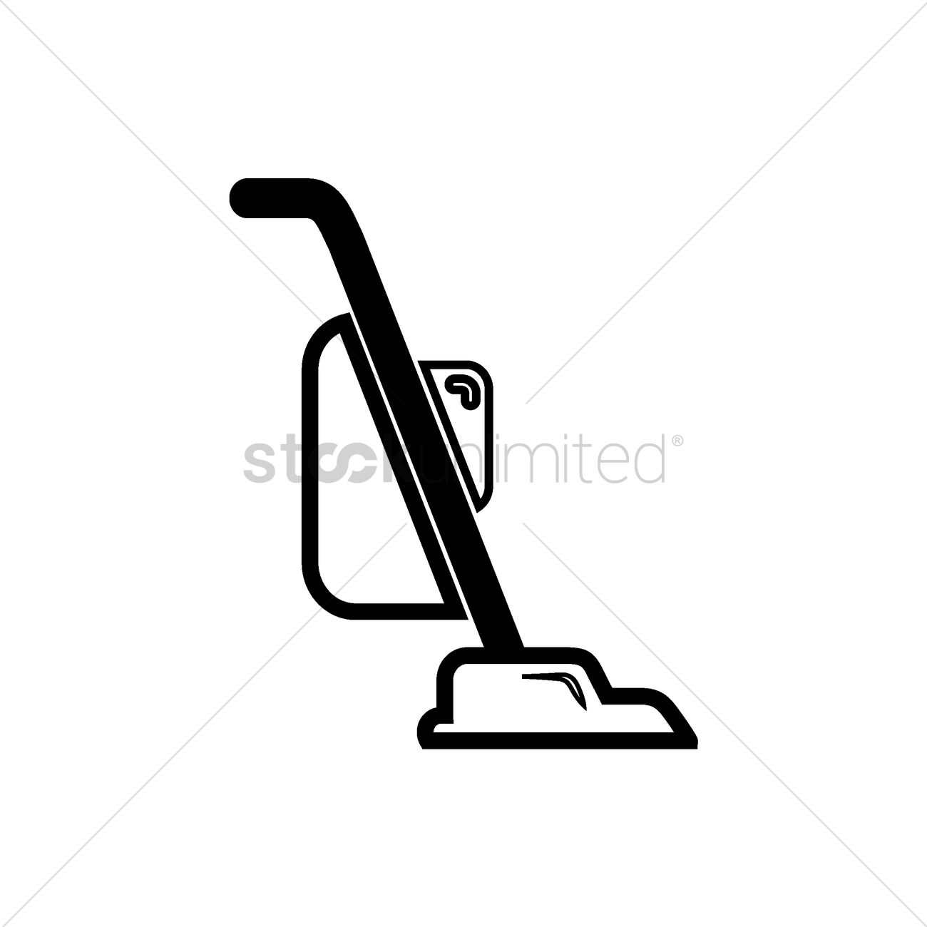 1300x1300 Upright Vacuum Vector Image