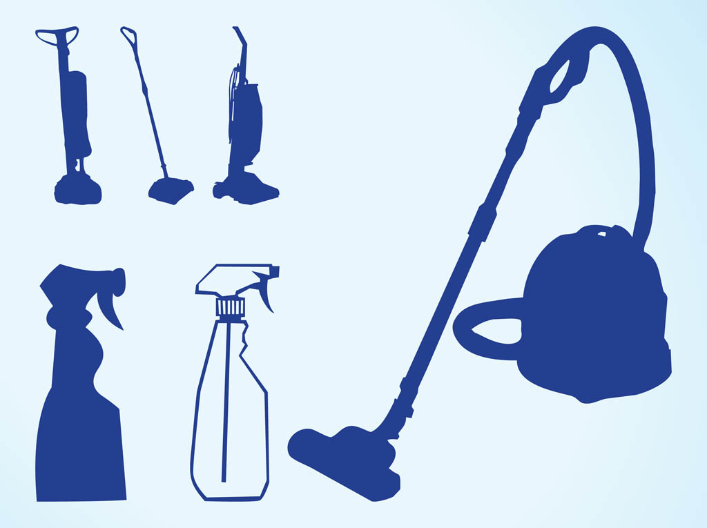 1024x765 Cleaning Graphics Set Vector Art Graphics