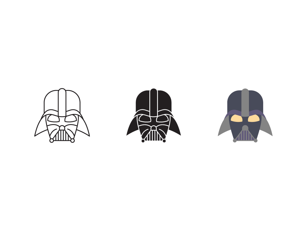 1079x813 Darth Vader Vector Icons Frebers