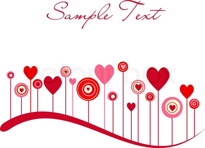 800x576 Cute Vector Valentine Background Stock Vector Colourbox