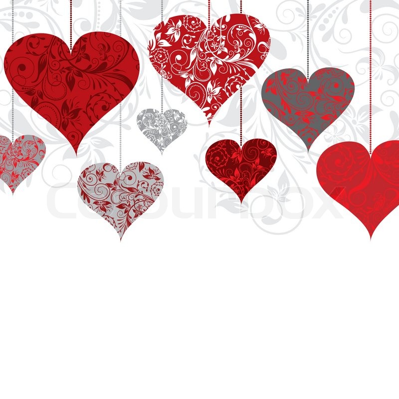 800x800 Valentines Background, Vector Stock Vector Colourbox