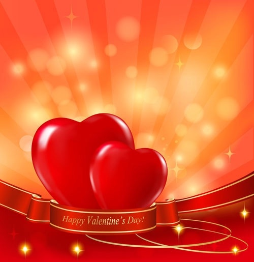 500x515 Exquisite Valentine Background Vector Free Vector