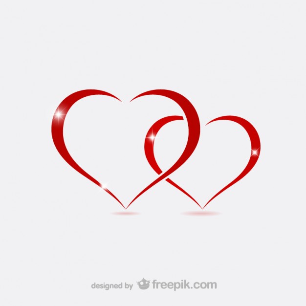 Valentine Hearts Outlines Vector Free Download 626x626 Valentine Hearts Outlines Vector Free Download