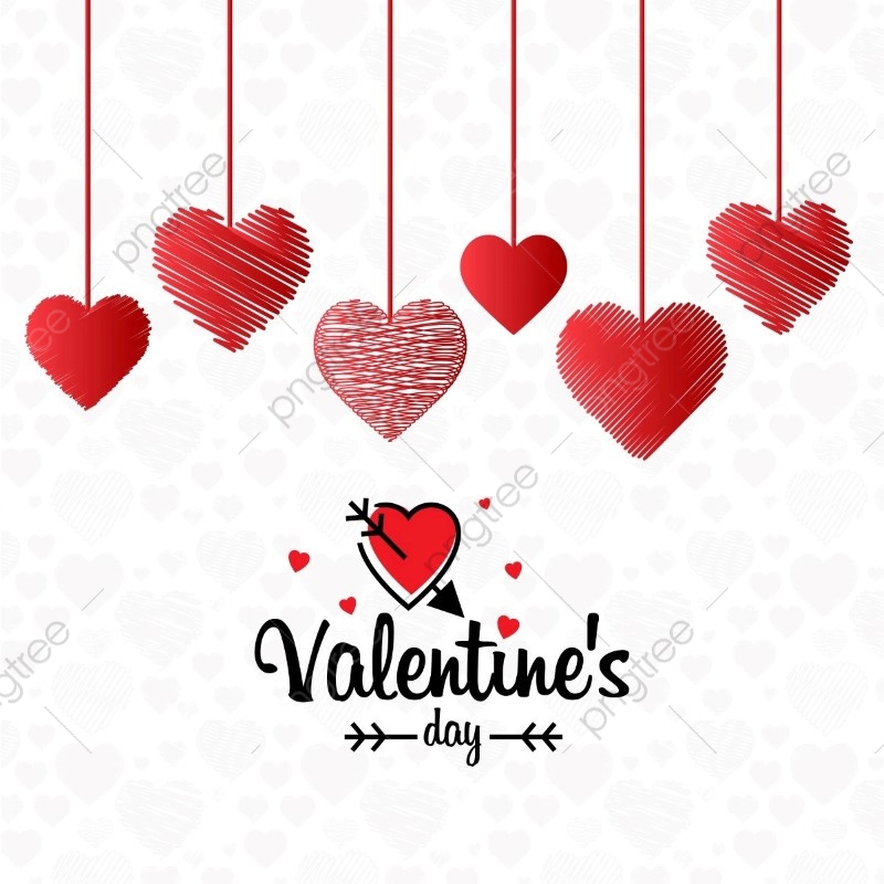 Valentines Day Card With Hearts Vector, Valentines, Valentine 800x800 Valentines Day Card With Hearts Vector, Valentines, Valentine