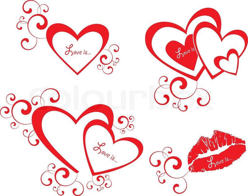 Vector Valentine Background With Heart Stock Vector Colourbox 800x634 Vector Valentine Background With Heart Stock Vector Colourbox