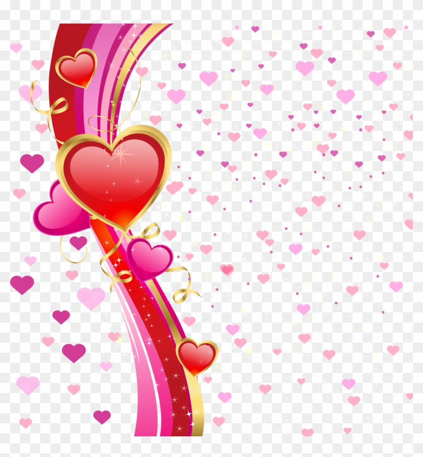 840x907 Hearts Background Png