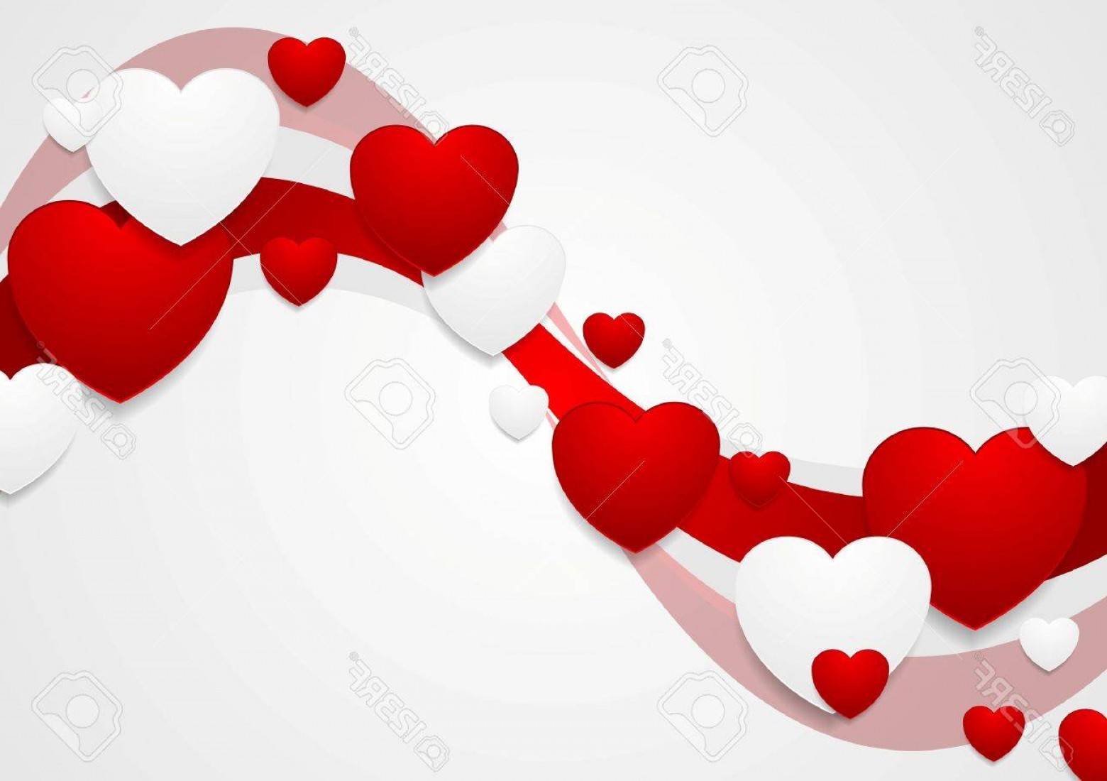 1560x1100 Photostock Vector Wavy Red And Grey Valentine Day Background