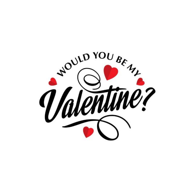 640x640 Would You Be My Valentine Vector, Valentine's, Heart, Love Png