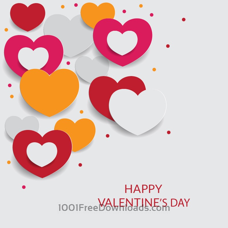 800x800 Free Vectors Happy Valentine's Day Vector Illustration Valentine
